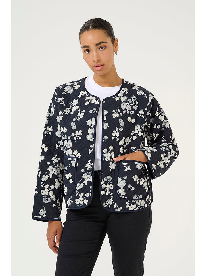 Kaffe Kurtka przejściowa "Valia" w kolorze granatowym rozmiar: 40