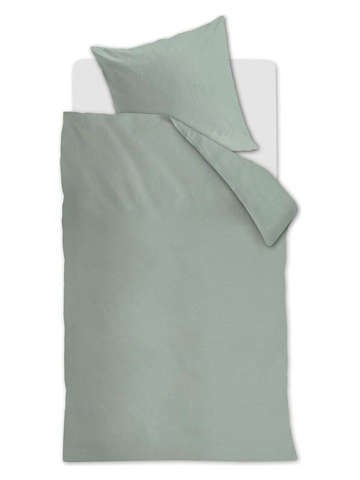 At Home Komplet pościeli "Easy" w kolorze zielonym rozmiar: 135x200 cm