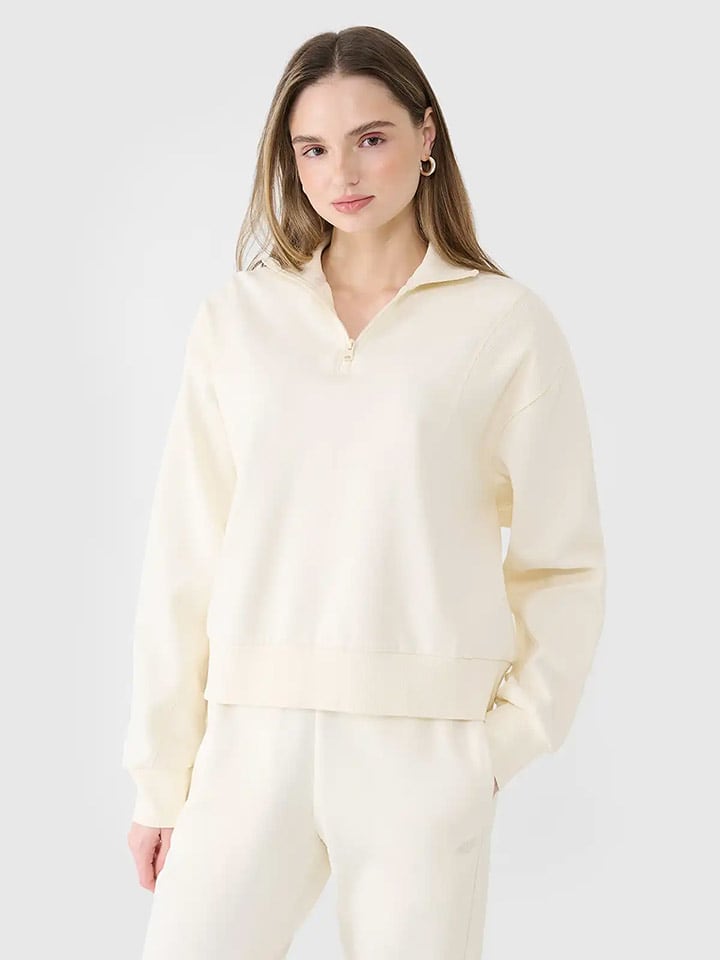 4F Bluza w kolorze kremowym rozmiar: L