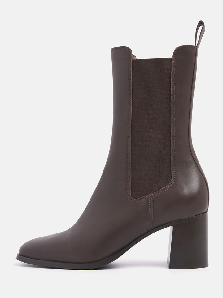 Lazamani Skórzane sztyblety w kolorze brązowym rozmiar: 40