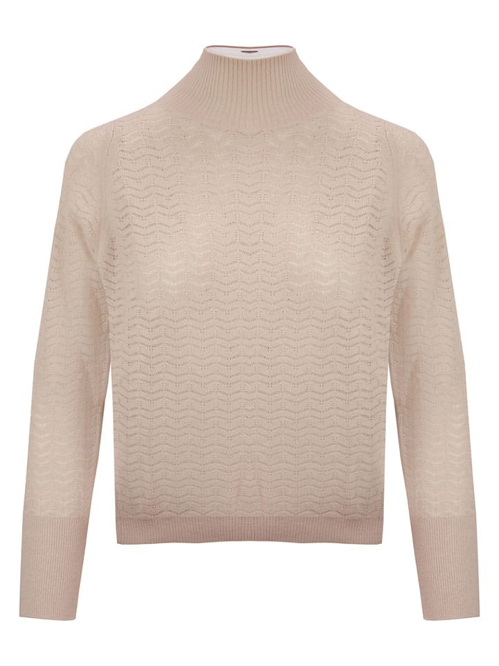 Malo Optimum Sweter w kolorze jasnoróżowym rozmiar: L