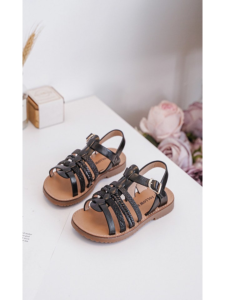 Rock & Joy Sandały w kolorze czarnym rozmiar: 36