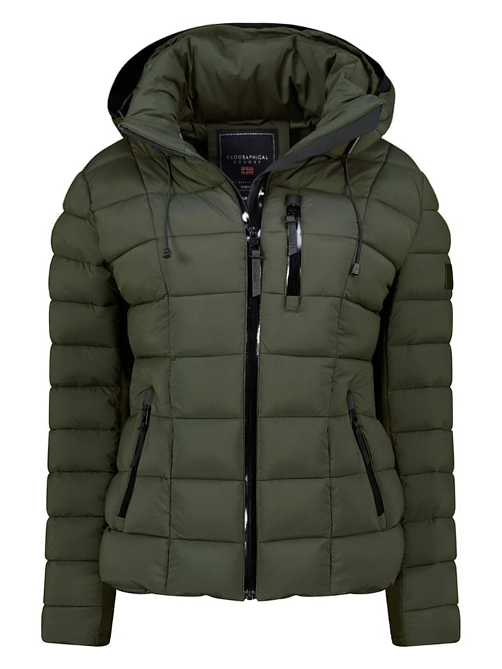 Geographical Norway Kurtka pikowana "Bastia" w kolorze khaki rozmiar: XL