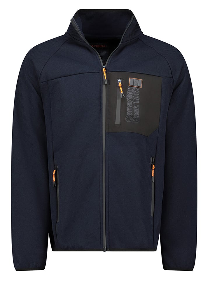 Canadian Peak Kurtka polarowa "Thizyeak" w kolorze granatowym rozmiar: XL