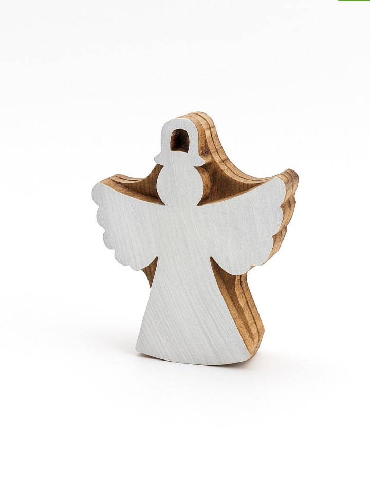 Samimi Stemple (2 szt.) "Angel" w kolorze jasnobrązowo-białym - 6 x 5 cm rozmiar: onesize