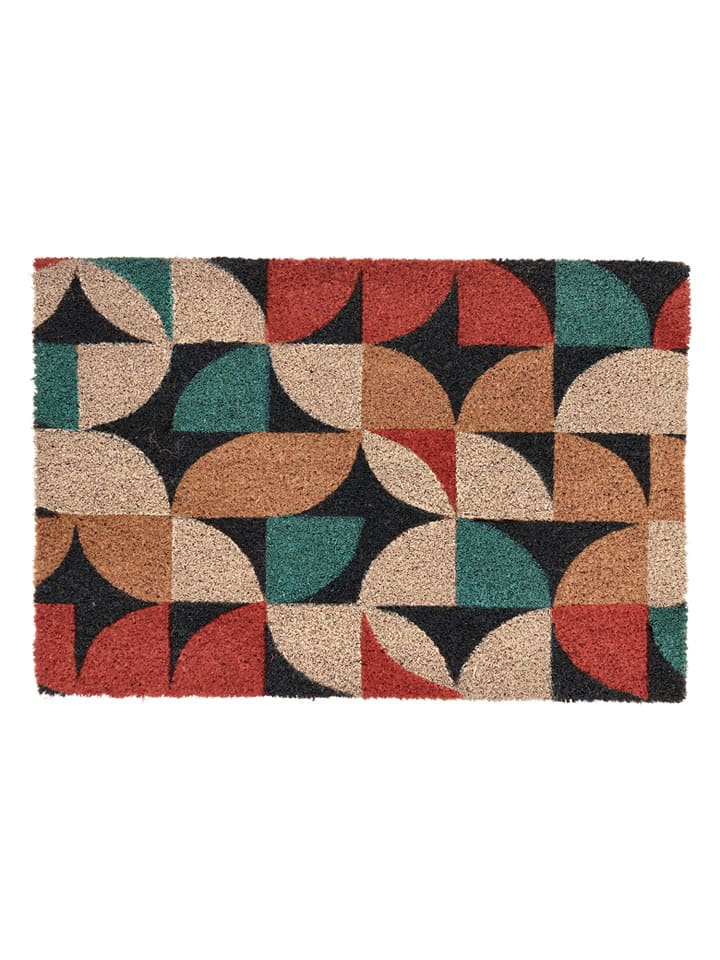 Bizzotto Wycieraczka "Zoelie" ze wzorem z włókna kokosowego - 60 x 40 cm rozmiar: onesize