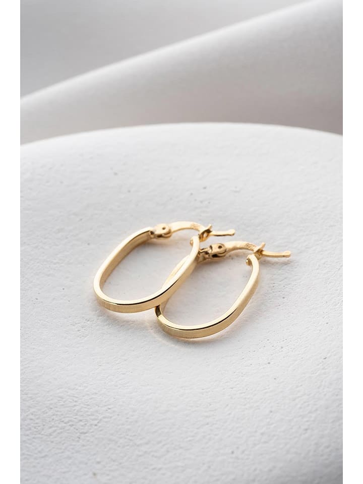 Heliophilia Pozłacane kolczyki-kreole rozmiar: onesize