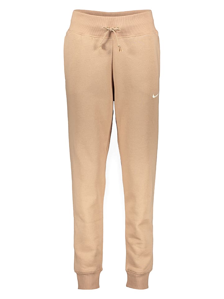 Nike Spodnie dresowe "Phoenix" w kolorze beżowym rozmiar: XL