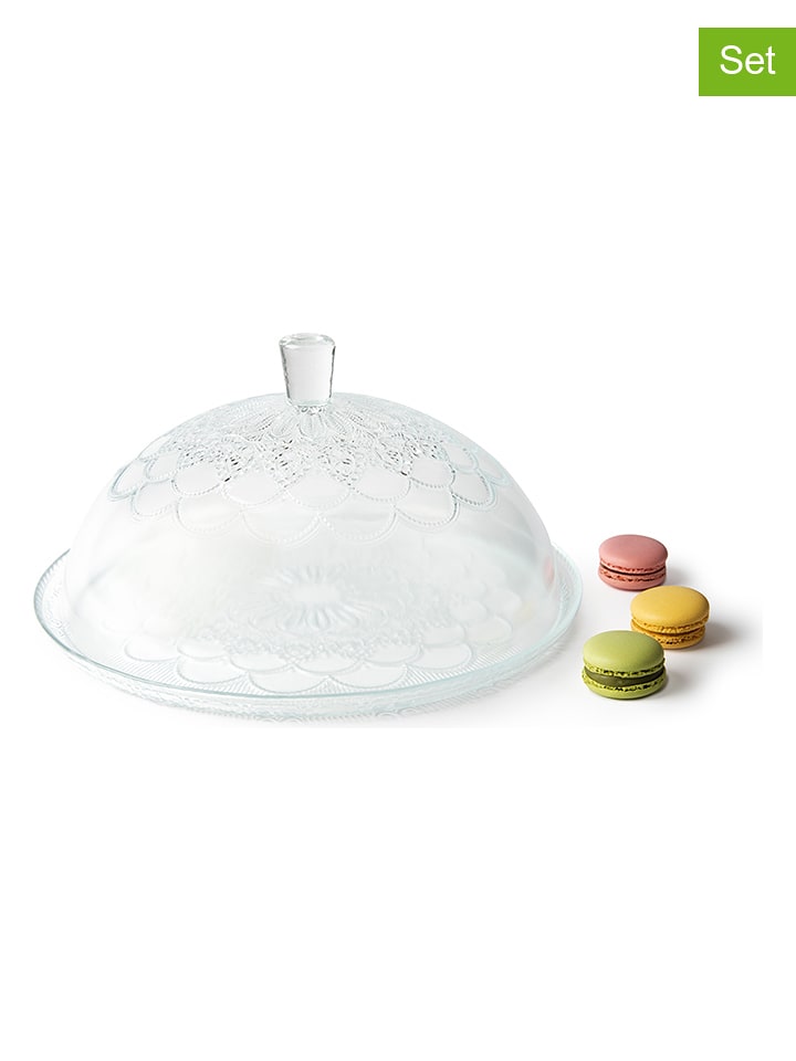 Trendy Kitchen by EXCÉLSA 2-częściowy zestaw "Daisy" do serwowania - Ø 30,5 cm rozmiar: onesize