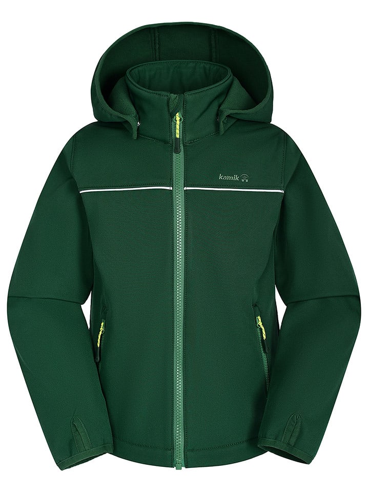 Kamik Kurtka softshellowa "Jarvis" w kolorze zielonym rozmiar: 128