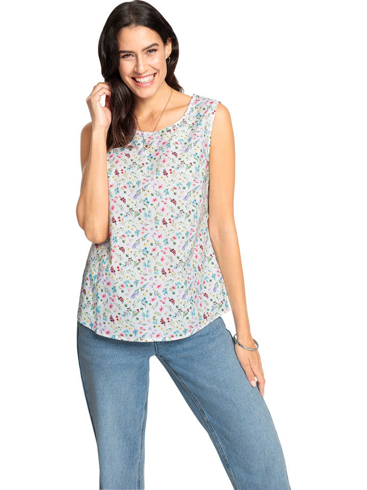 WITT WEIDEN Top w kolorze kremowym ze wzorem rozmiar: 48