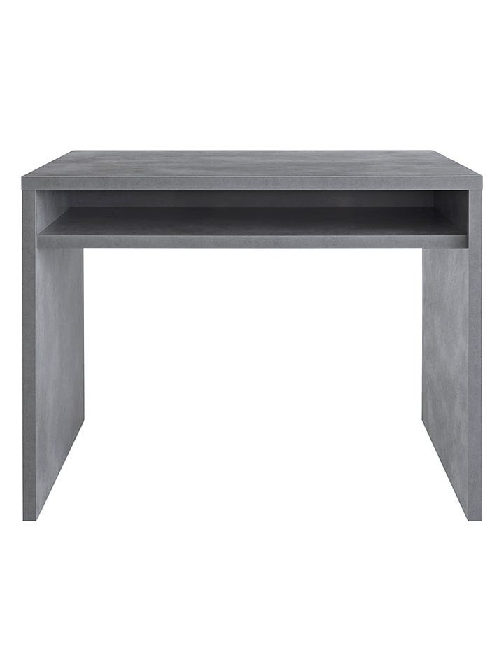 Madre Selva Biurko "Morrison" w kolorze szarym - 100 x 75 x 75 cm rozmiar: onesize
