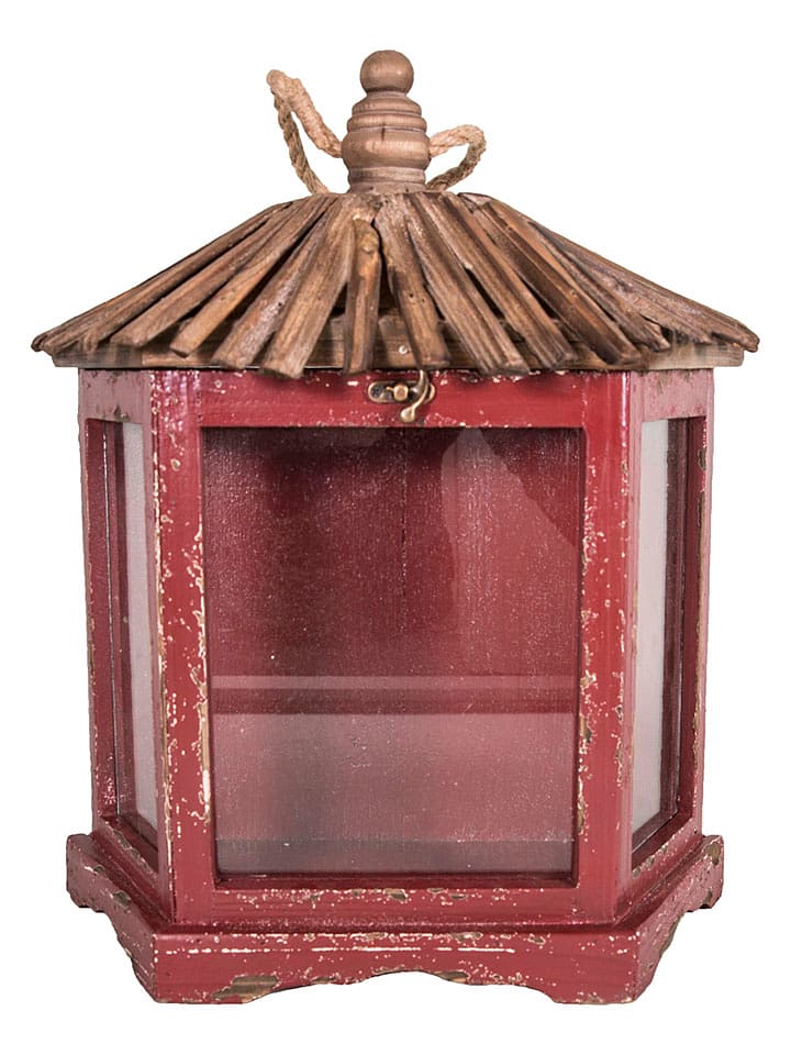 Anticline Lampion ścienny w kolorze czerwono-jasnobrązowym - wys. 43 cm rozmiar: onesize