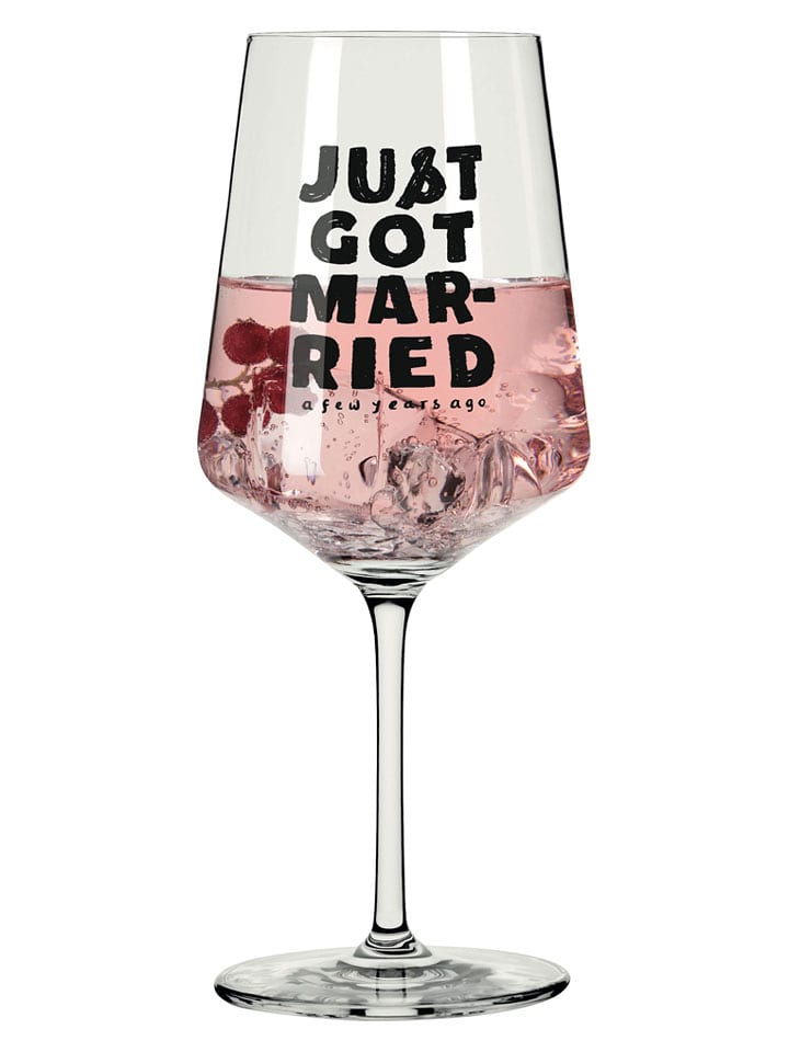 RITZENHOFF Kieliszek w kolorze czarnym do koktajli - 500 ml rozmiar: onesize