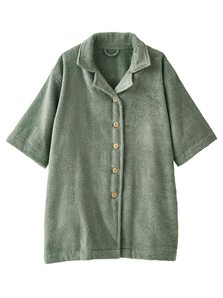 vertbaudet Szlafrok w kolorze zielonym rozmiar: 116-128