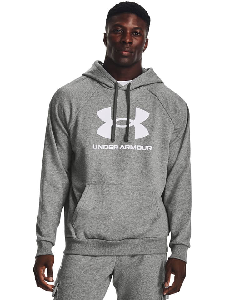 Under Armour Bluza "Rival" w kolorze szarym rozmiar: M