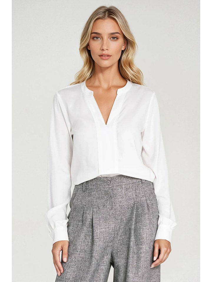 Nife Bluzka w kolorze białym rozmiar: 40