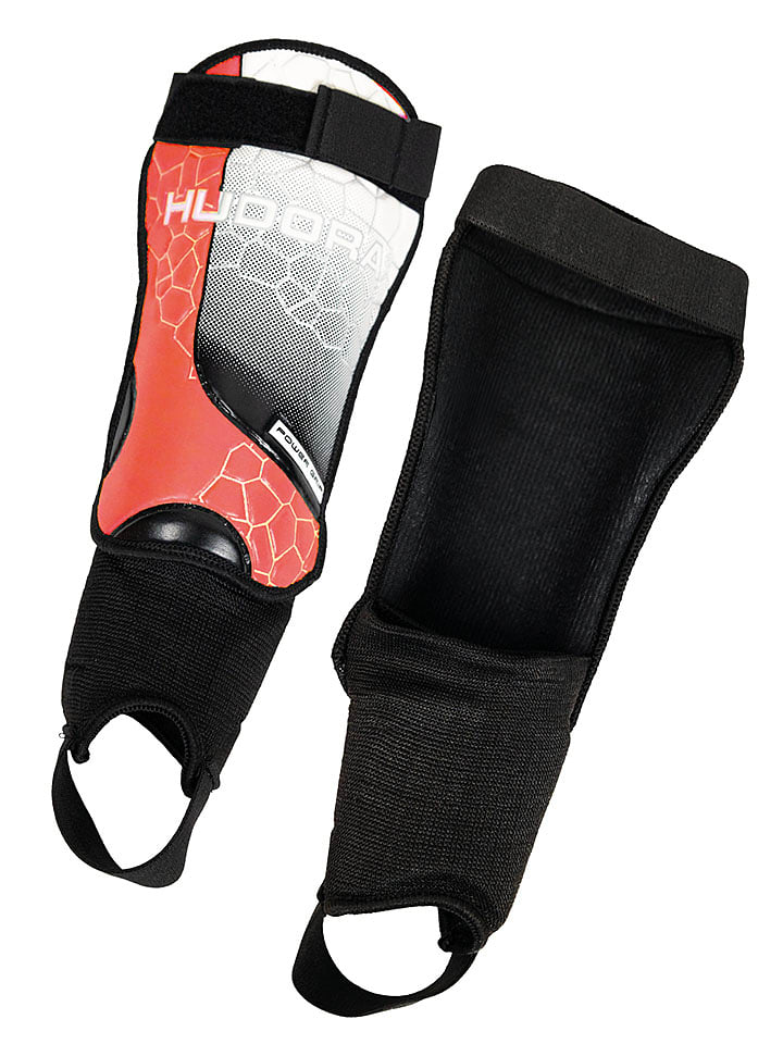 Hudora Nagolenniki w kolorze czerwonym z ochroną kostki rozmiar: L