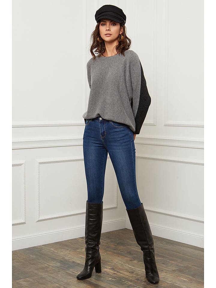 Joséfine Sweter "Aladin" w kolorze szaro-antracytowym rozmiar: XL