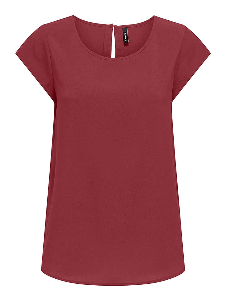 ONLY Koszulka "Nova" w kolorze czerwonym rozmiar: 34