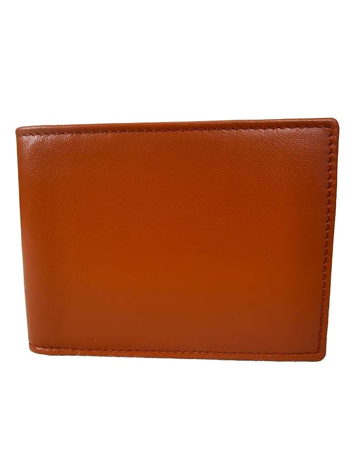 ORE10 Skórzane etui "Liver" w kolorze jasnobrązowym na karty - 11,5 x 8,5 cm rozmiar: onesize