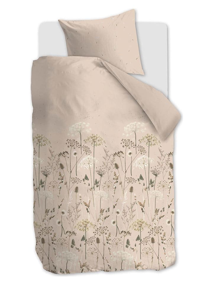 ariadne Komplet pościeli "Wind" w kolorze beżowym rozmiar: 135x200 cm