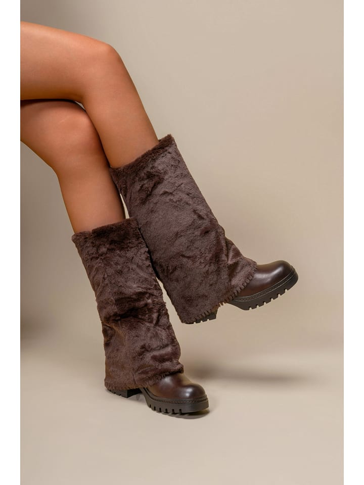 C'M Kozaki w kolorze brązowym rozmiar: 38