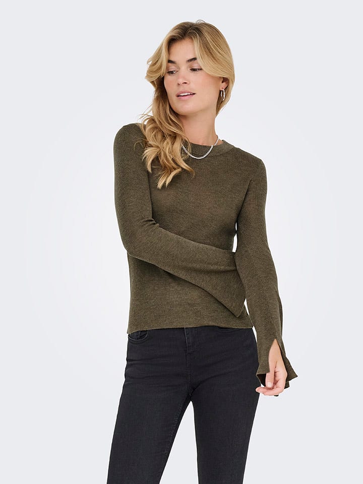 ONLY Koszulka w kolorze brązowym rozmiar: S