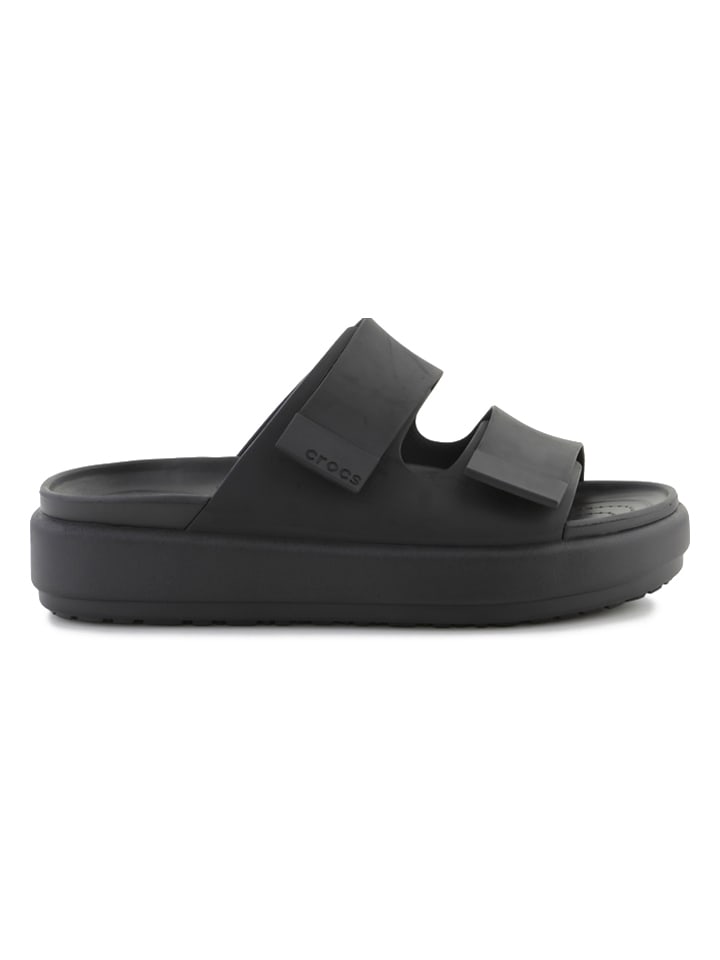 Crocs Klapki "Brooklyn Luxe" w kolorze czarnym rozmiar: 37/38