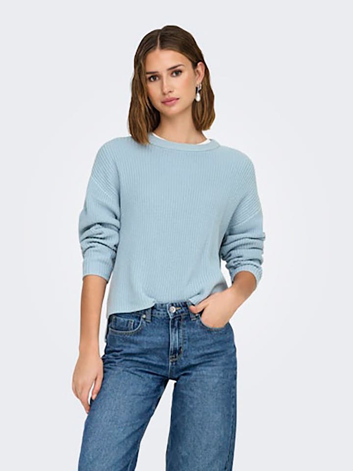 ONLY Sweter w kolorze błękitnym rozmiar: L