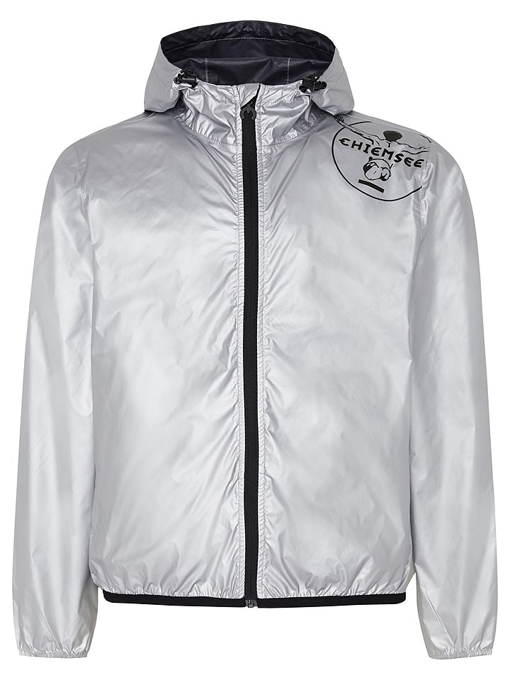 Chiemsee Kurtka przeciwdeszczowa w kolorze srebrnym rozmiar: XL