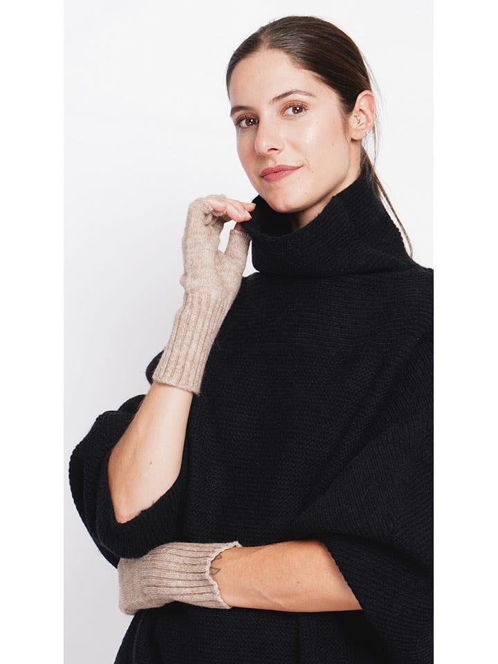 ASSUILI Rękawiczki w kolorze beżowym rozmiar: onesize