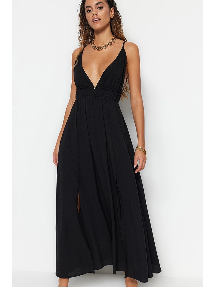 trendyol Sukienka w kolorze czarnym rozmiar: 34