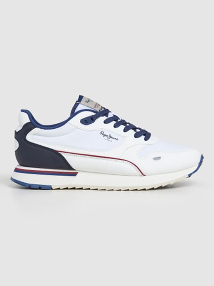 Pepe Jeans FOOTWEAR Sneakersy "Bexley South" w kolorze granatowo-białym rozmiar: 42