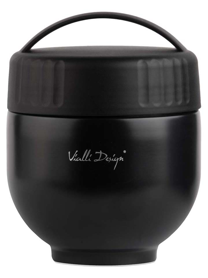 Vialli Design Termos obiadowy w kolorze czarnym - 680 ml rozmiar: onesize