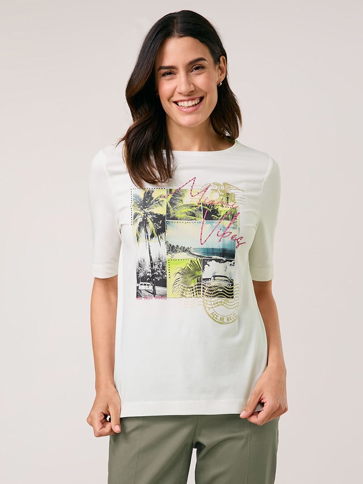 Gerry Weber Koszulka w kolorze białym rozmiar: 40