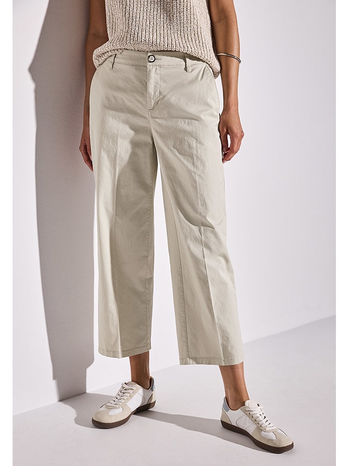 Street One Spodnie chino w kolorze beżowym rozmiar: 42/L28