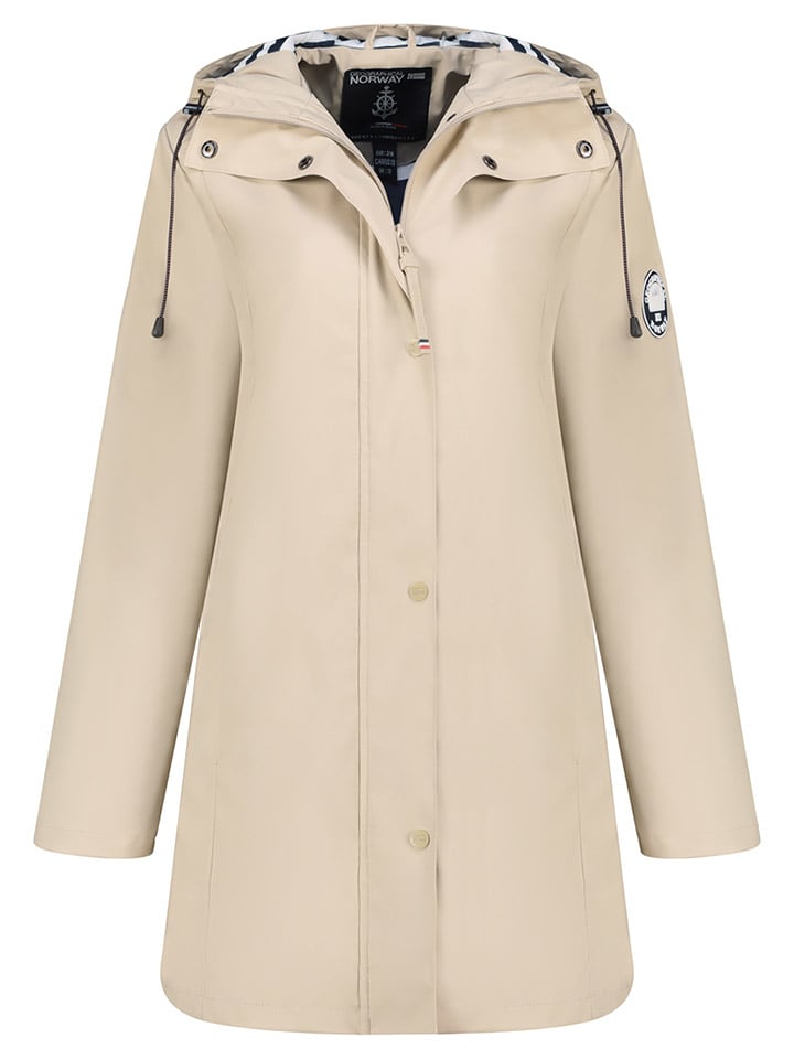 Geographical Norway Parka "Carrie" w kolorze beżowym rozmiar: M