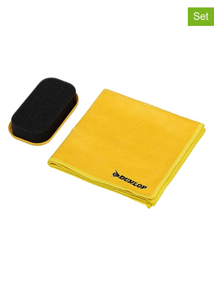 Dunlop 2-częściowy zestaw w kolorze żółtym do czyszczenia kokpitu rozmiar: onesize
