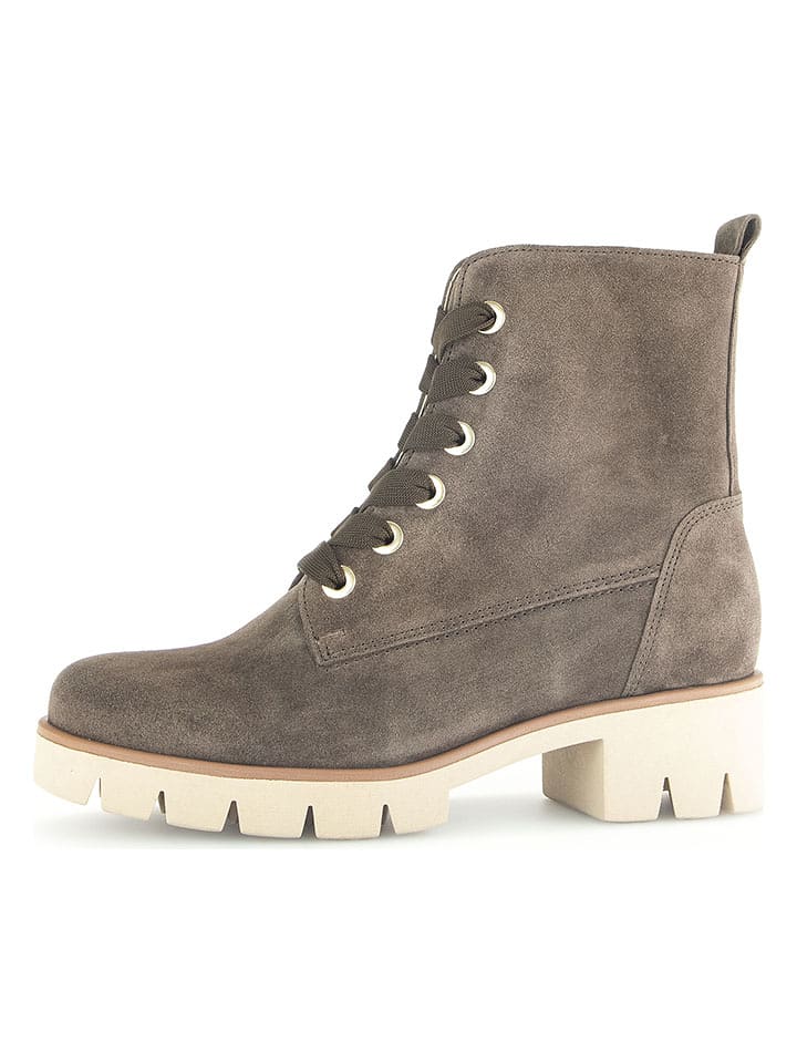 Gabor Skórzane botki w kolorze brązowym rozmiar: 40,5