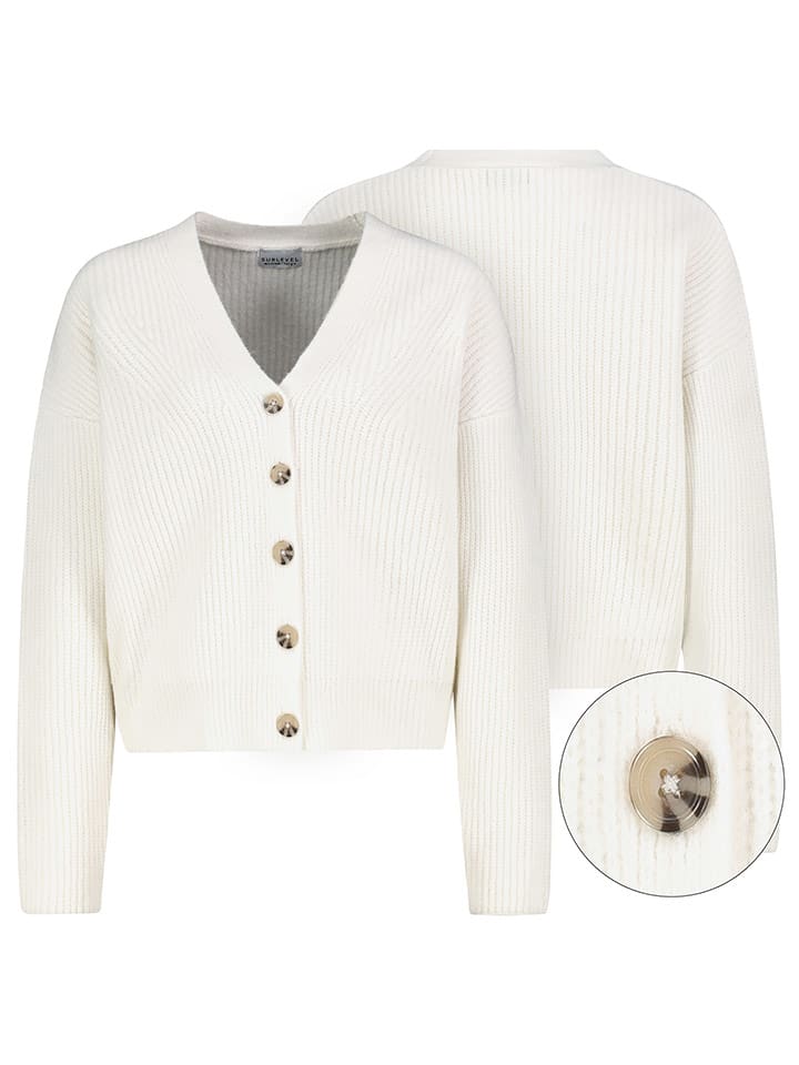 Sublevel Kardigan w kolorze białym rozmiar: XL