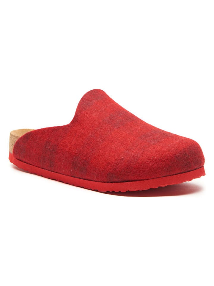 Comfortfusse Wełniane kapcie "Favor" w kolorze czerwonym rozmiar: 39