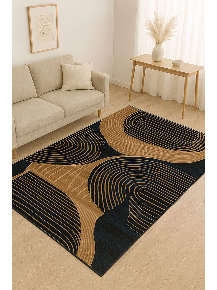 Mioli Dywan w kolorze czarno-brązowym rozmiar: 180x280 cm