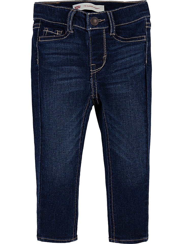 Levi's Kids Dżinsy "710" - Super Skinny fit - w kolorze granatowym rozmiar: 68