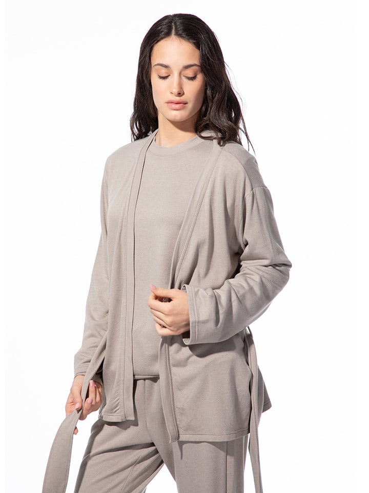 SHORT STORIES Kardigan w kolorze szarobrązowym rozmiar: S