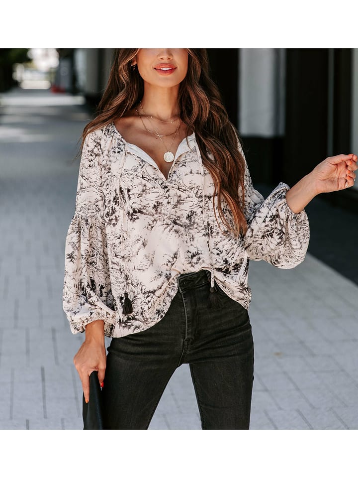 Milan Kiss Bluzka w kolorze kremowym rozmiar: XL