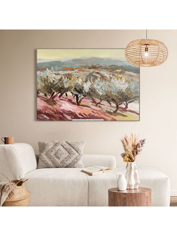 Orangewallz Druk "Olive Orchard" na płótnie w ramce rozmiar: 70x100 cm
