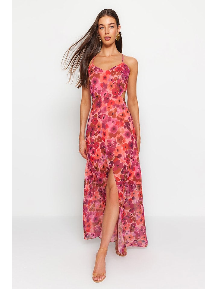 trendyol Sukienka w kolorze czerwono-różowym rozmiar: 38