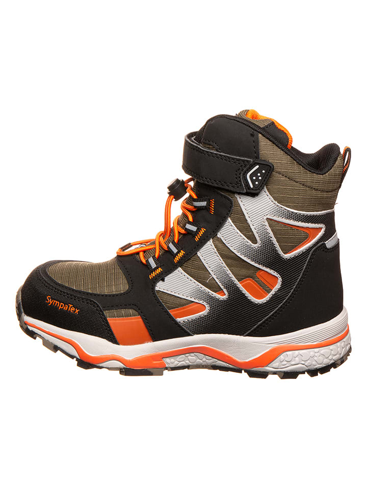 Lurchi Botki zimowe "Lenno" w kolorze czarno-oliwkowym rozmiar: 39