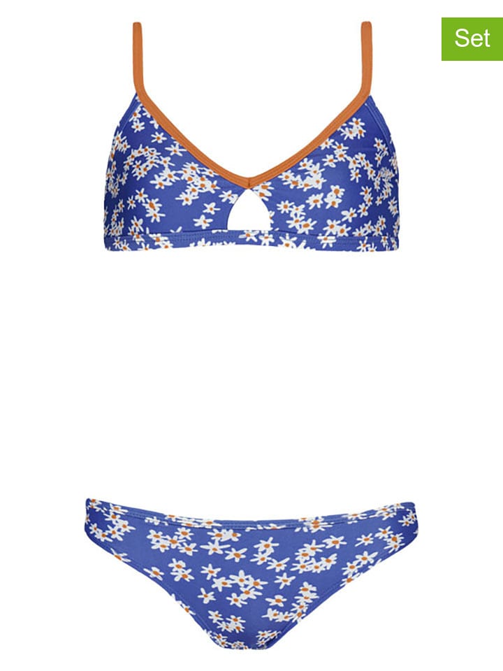 Barts Bikini "Moave Crop Top" w kolorze niebiesko-biało-pomarańczowym rozmiar: 128